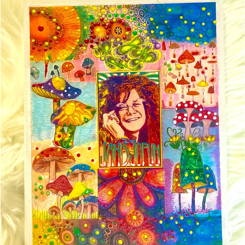 Original mixed media art on canvas